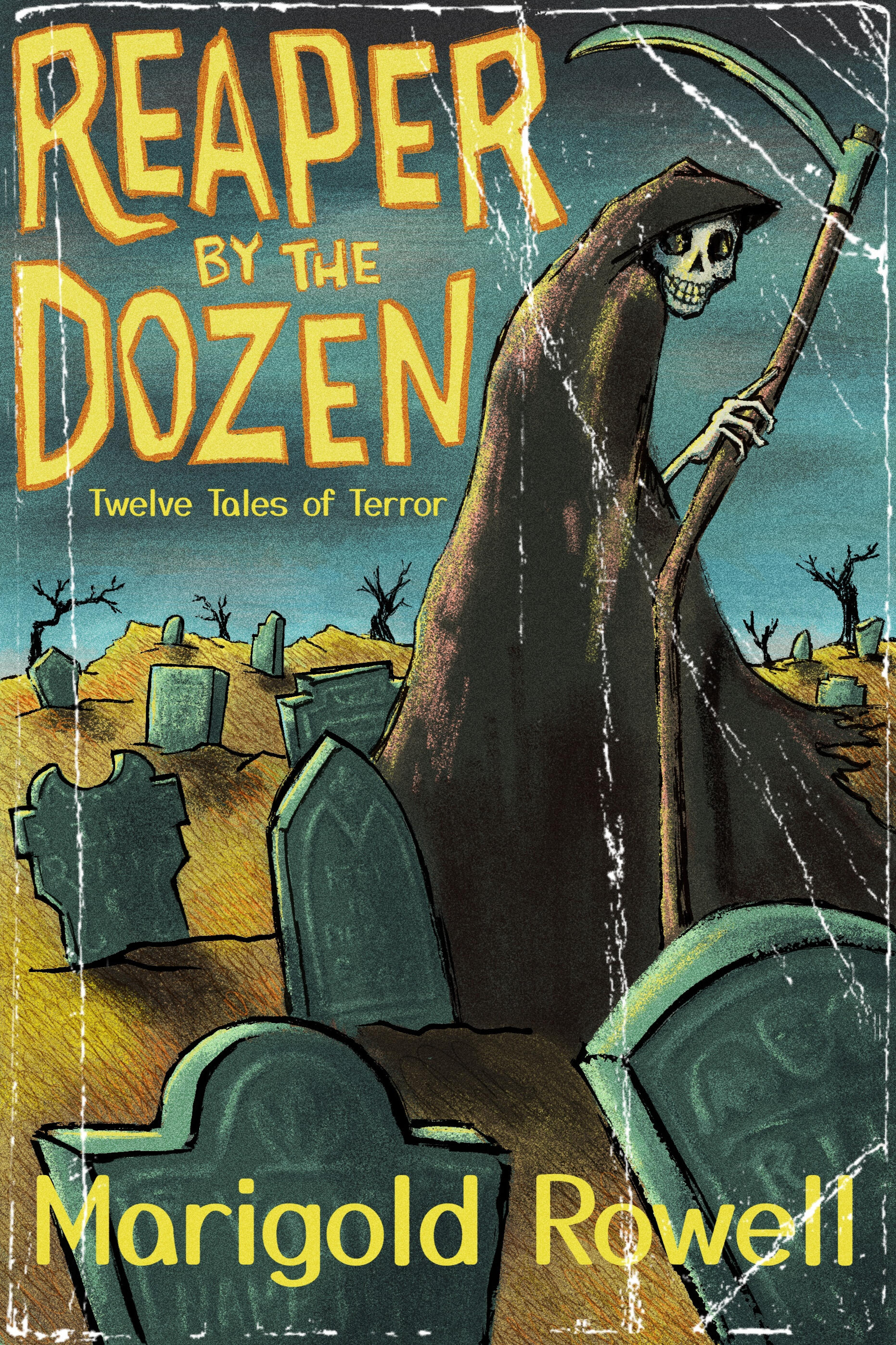 Reaper by the Dozen cover art for my short story collection REAPER BY THE DOZEN